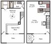 A4 | 1 BED - 1 BATH | 809 SQ FT A4 | 1 BED - 1 BATH | 809 SQ FT